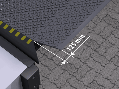 Аппарель со скосами (2х125 мм) Аппарель со скосами (2х125 мм)