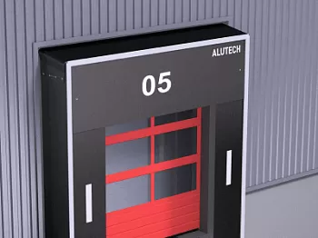 Нанесение цифр на верхний тент